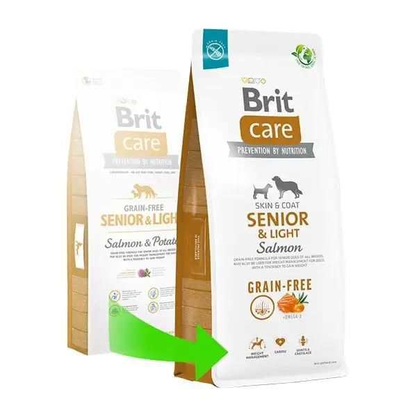 Brit Care Senior Light Tahılsız Somonlu Yaşlı Diyet Köpek Maması 3 Kg