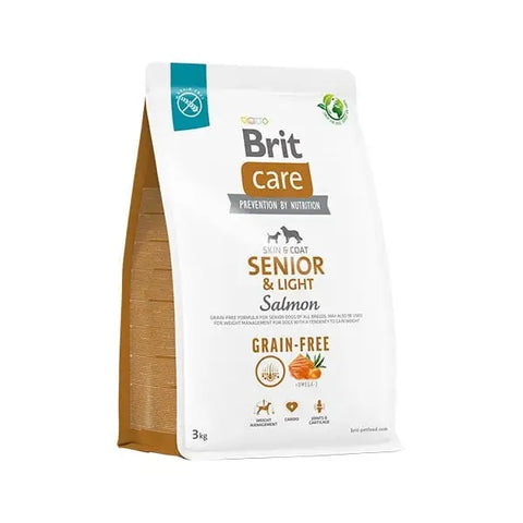 Brit Care Senior Light Tahılsız Somonlu Yaşlı Diyet Köpek Maması 3 Kg