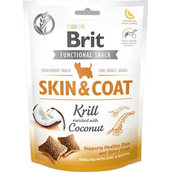 Brit Care Snack Skin Coat Deri ve Tüy Bakımı İçin Köpek ödül Maması 150 Gr