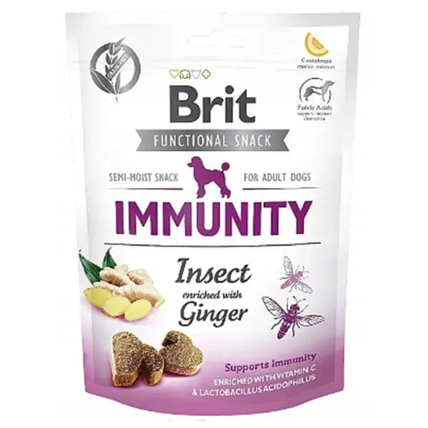 Brit İmmunity İnsect Böcek Larvalı ve Zencefilli Köpek ödül Maması 150 Gr