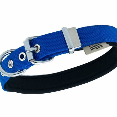 Doggie Comfort Dokuma Kemikli Köpek Boyun Tasması Medium Mavi 2x35-40 Cm