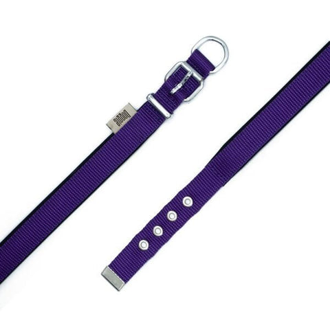 Doggie Comfort Dokuma Köpek Boyun Tasması Small Mor 2x20-35 Cm