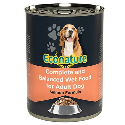 Econature Somonlu Yetişkin Köpek Konservesi 1 Adet 400 Gr