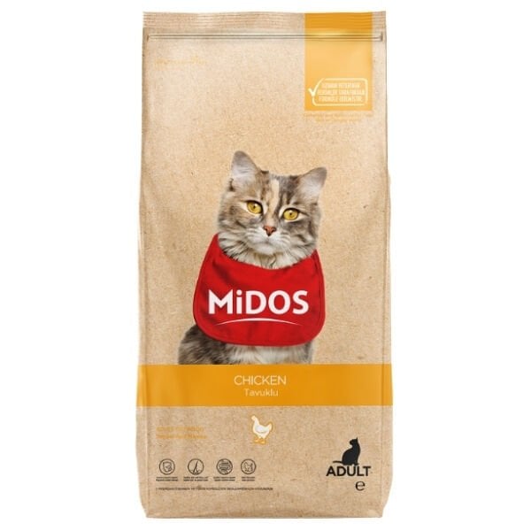 Midos Tavuklu Yetişkin Kedi Maması 2 Kg