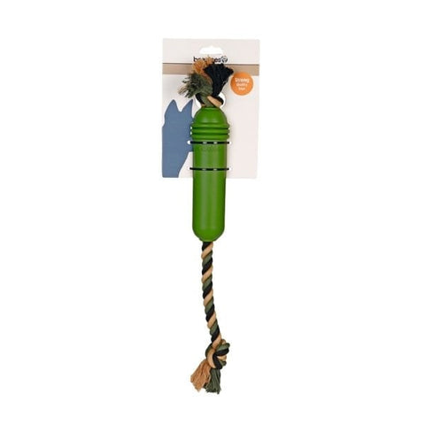 Beeztees Sumo Dental Sosi Şekline İpli Köpek Oyuncağı Oyuncak Yeşil 20 Cm