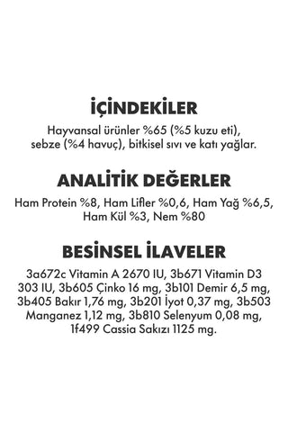 Pro Performance Ultra Premium Kuzu Etli ve Havuçlu Yetişkin Konserve Köpek Maması 1 Adet 400 Gr