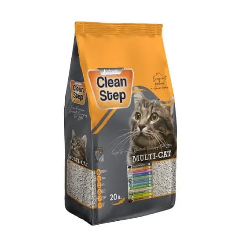 Clean Step Activated Aktif Karbonlu çoklu Kediler İçin İnce Taneli Topaklanan Bentonit Kedi Kumu