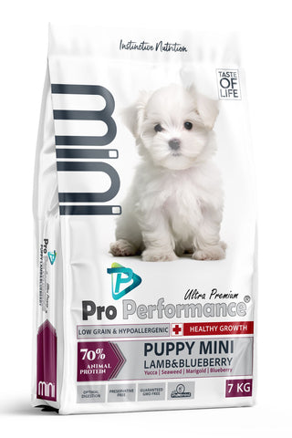 Pro Performance Kuzu Etli ve Yaban Mersinli Küçük Irk Yavru Köpek Maması 7 Kg