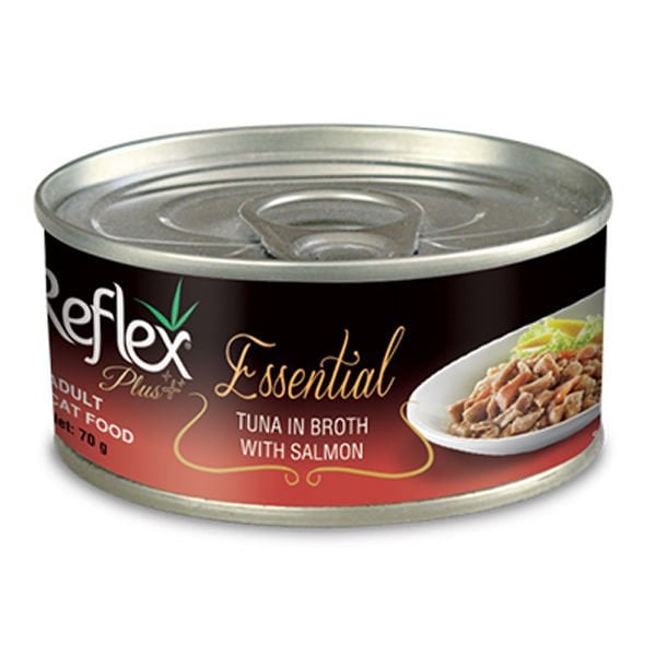 Reflex Plus Ton Balık ve Somonlu Yetişkin Konserve Kedi Maması 1 Adet 70 Gr