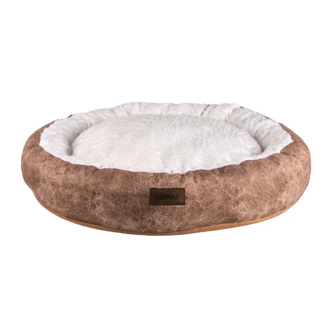 Lepus Simit Kedi ve Köpek Yatağı Kahverengi 57x16 Cm