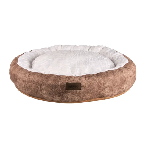 Lepus Simit Kedi ve Köpek Yatağı Kahverengi 57x16 Cm
