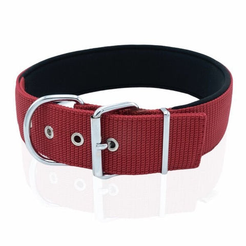Doggie Elit Dokuma Köpek Boyun Tasması Medium Kırmızı 5x55-65 Cm