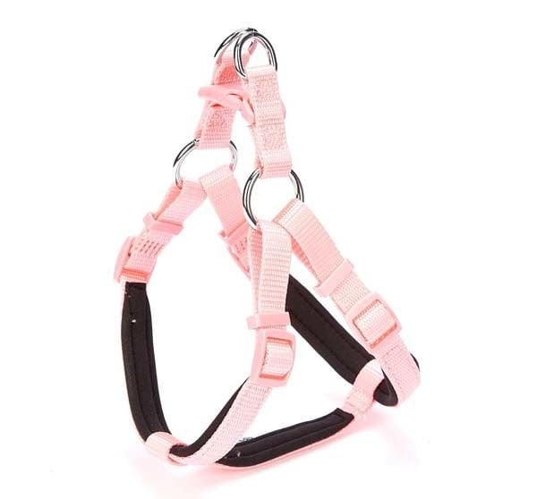 Doggie Comfort Dokuma Ronin Köpek Göğüs Tasması Xsmall Pembe 1.5x35-45 Cm