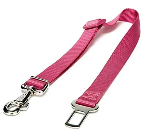 Doggie Dokuma Emniyet Kemerli Köpek Gezdirme Tasma Aparatı Medium Mor 2.5x50-80 Cm
