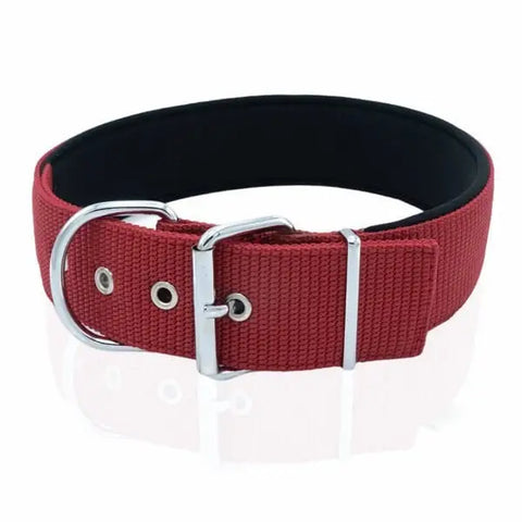 Doggie Elit Dokuma Köpek Boyun Tasması Medium Kırmızı 5x55-65 Cm
