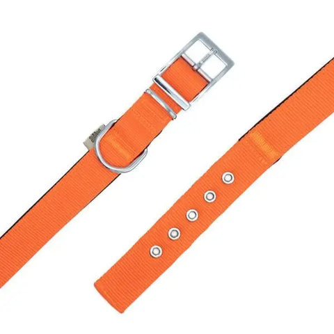 Doggie Elit Dokuma Köpek Boyun Tasması Medium Turuncu 2.5x37-45 Cm