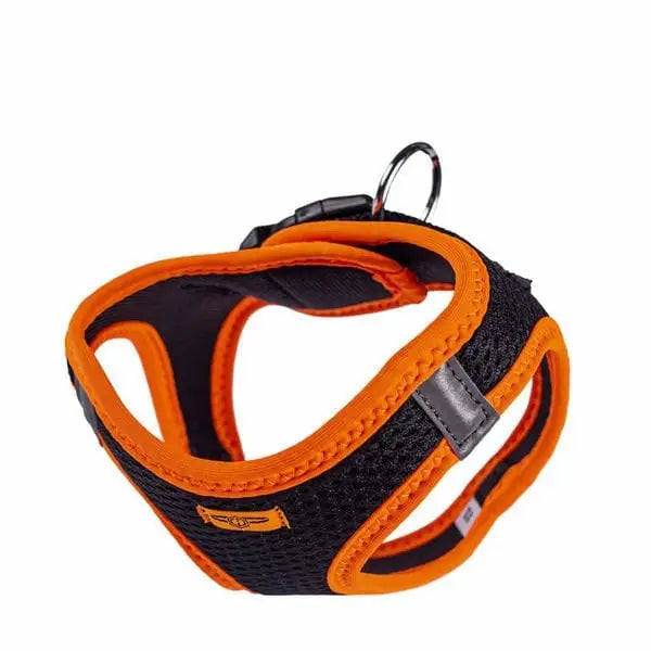 Doggie Havalı Dokuma Neon küçük Irk Köpek Göğüs Tasması Xsmall Turuncu 30-34 Cm