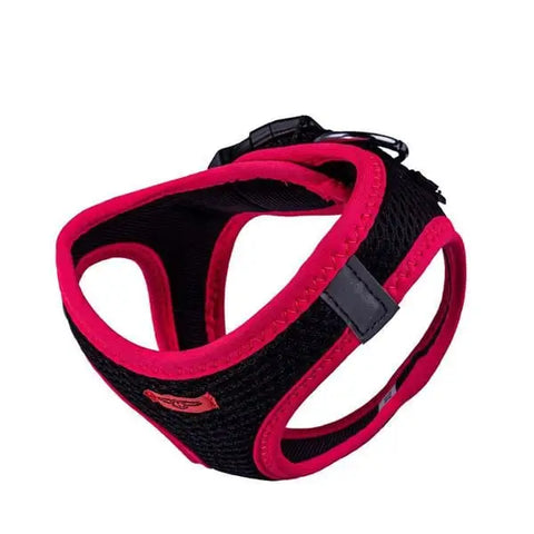 Doggie Havalı Dokuma Neon küçük Irk Köpek Göğüs Tasması Xsmall Pembe 30-34 Cm