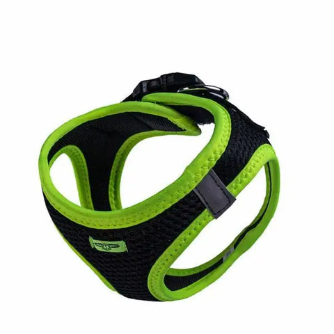 Doggie Havalı Dokuma Neon küçük Irk Köpek Göğüs Tasması Xsmall Sarı 30-34 Cm