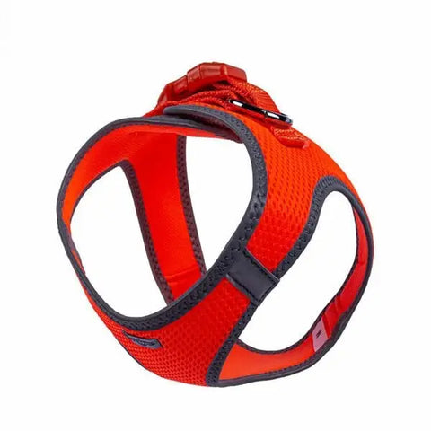 Doggie Havalı Dokuma Reflektör küçük Irk Köpek Göğüs Tasması Medium Turuncu 38-44 Cm