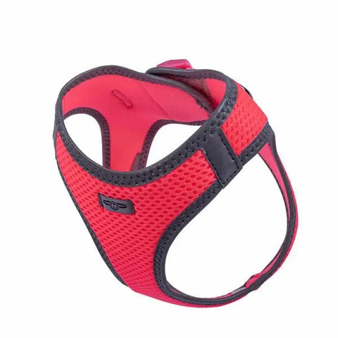 Doggie Havalı Dokuma Reflektör küçük Irk Köpek Göğüs Tasması Small Pembe 32-38 Cm