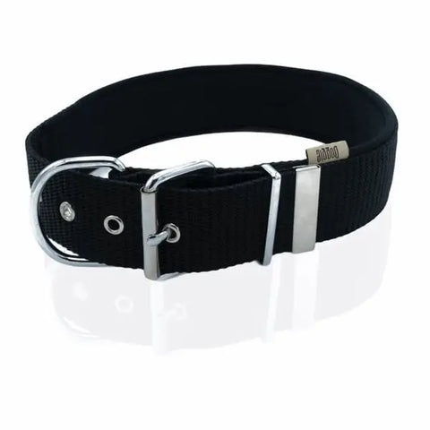 Doggie Konfor Dokuma Köpek Boyun Tasması Medium Siyah 5x65-65 Cm