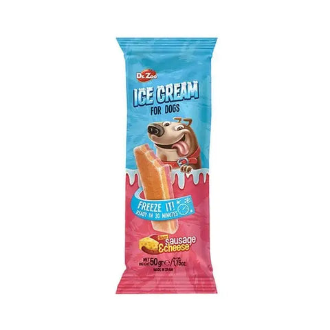 Dr. Zoo Helado Sosis ve Peynirli Köpek Dondurma 50 Gr