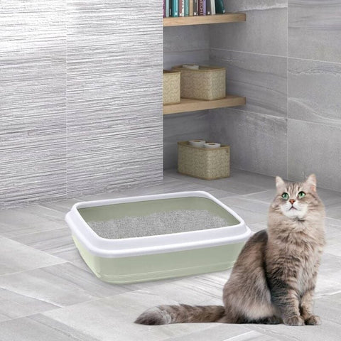 İmac Jerry Açık Kedi Tuvaleti Yeşil 50x40x14.5 Cm