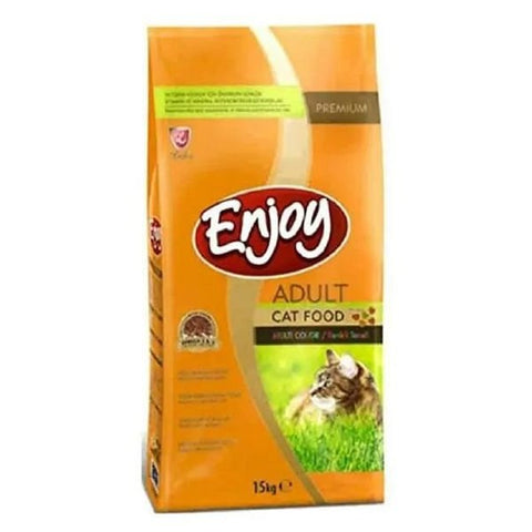 Enjoy Multi Color Tavuklu Yetişkin Kedi Maması 15 Kg