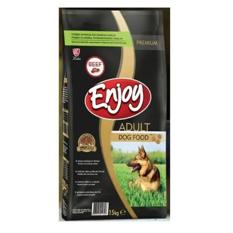 Enjoy Biftekli Yetişkin Köpek Maması 15 Kg