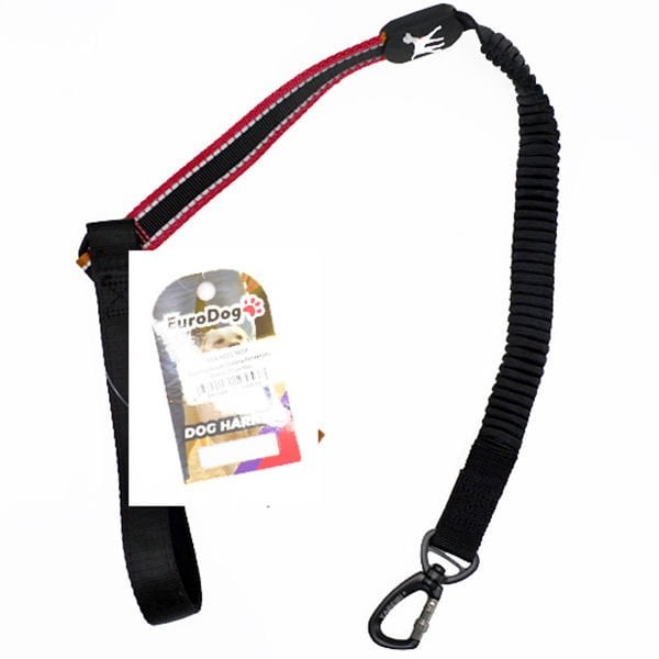 Euro Dog Lastikli Köpek Uzatma Tasması Kırmızı 25 Mm 120 Cm