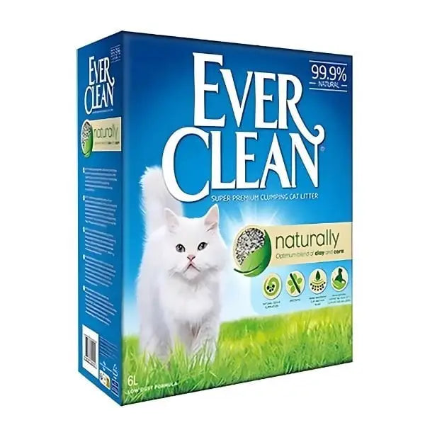 Ever Clean Naturally Parfümsüz Topaklanan Doğal Kedi Kumu 6 Lt