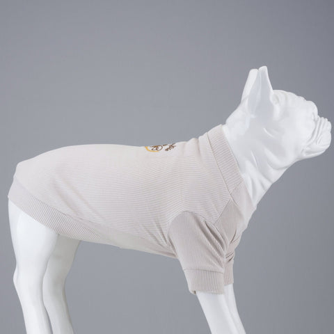 Lindo Dogs Honey Pie Köpek Kıyafeti Tshirt Krem Beden 6