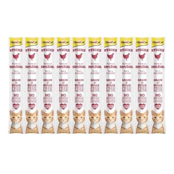 Gimcat Sticks Kümes Hayvanlı Çubuk Kedi Ödül Maması 1 Adet 50 Gr