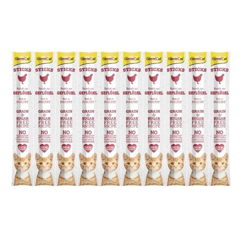 Gimcat Sticks Kümes Hayvanlı Çubuk Kedi Ödül Maması 1 Adet 50 Gr