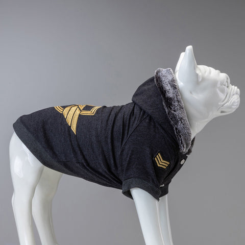 Lindo Dogs Army General Sweatshirt Köpek Kıyafeti Antrasit Beden 2