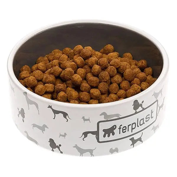 Ferplast Juno Seramik Mama ve Su Kabı Small 0.3 Lt 12.7x4.5 Cm