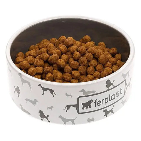 Ferplast Juno Seramik Mama ve Su Kabı Small 0.3 Lt 12.7x4.5 Cm