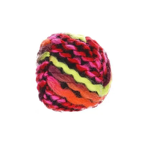 Flamingo Eleine Peluş İpli Top Kedi Oyuncağı Renkli 4.5 Cm