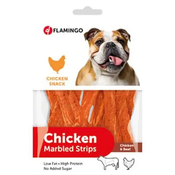 Flamingo Tavuk ve Biftekli Köpek ödül çubuğu 85 Gr