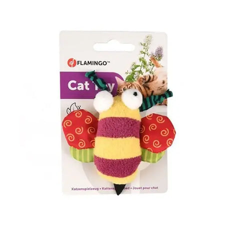 Flamingo Yowly Arı şeklinde Kedi Oyuncağı 9 Cm