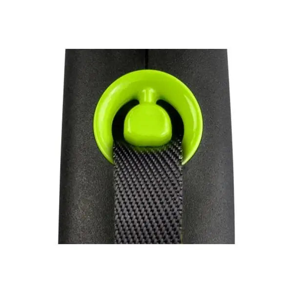 Flexi Black Design şerit Otomatik Köpek Gezdirme Tasması Pembe/siyah Large 5 Mt