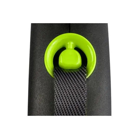 Flexi Black Design şerit Otomatik Köpek Gezdirme Tasması Pembe/siyah Large 5 Mt