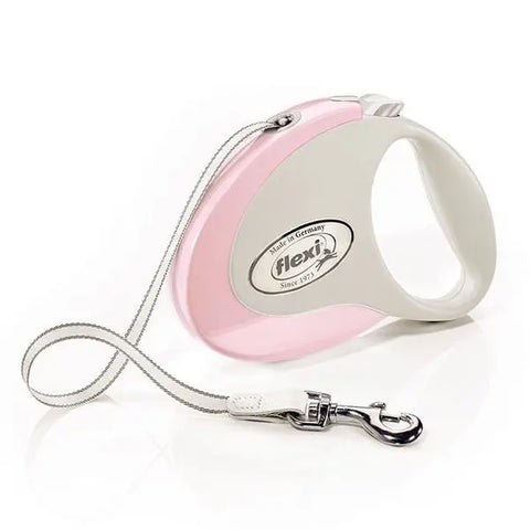 Flexi Style şerit Otomatik Köpek Gezdirme Tasması Medium Rose 5 Mt