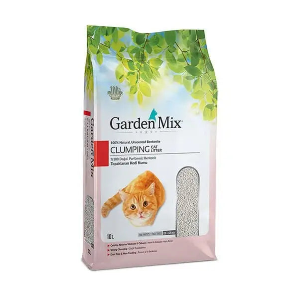 Garden Mix İnce Taneli Kokusuz Kedi Kumu 10 Lt