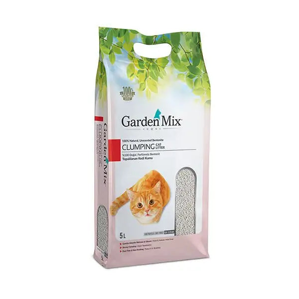 Garden Mix İnce Taneli Kokusuz Kedi Kumu 5 Lt