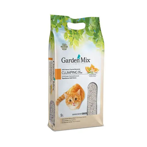 Garden Mix İnce Taneli Portakal Kokulu Kedi Kumu 5 Lt