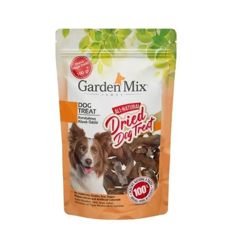 Garden Mix Kurutulmuş Dana Paça Derisi Köpek ödül Maması 100 Gr