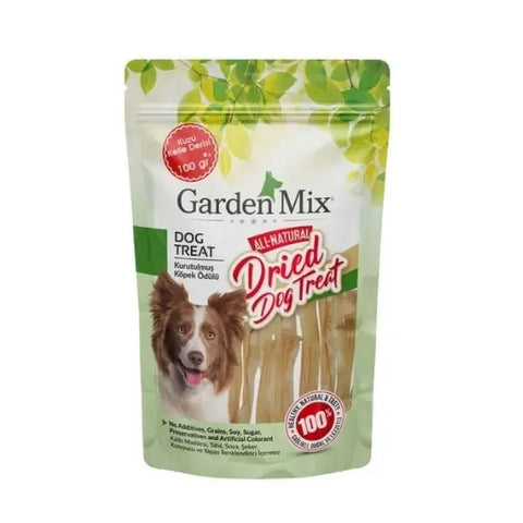 Garden Mix Kurutulmuş Kuzu Kelle Derisi Köpek ödül Maması 100 Gr