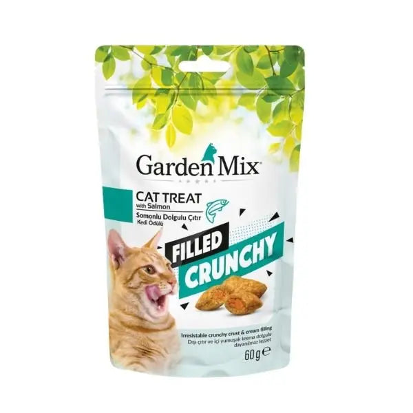 Garden Mix Somonlu İçi Dolgulu Kedi ödül Maması 60 Gr